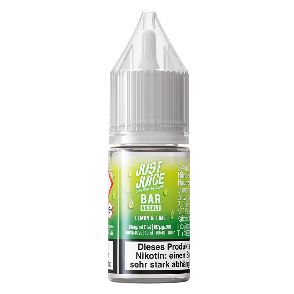 Just Juice Nikotinsalz - Lemon & Lime - 10ml Liquid 10mg  C