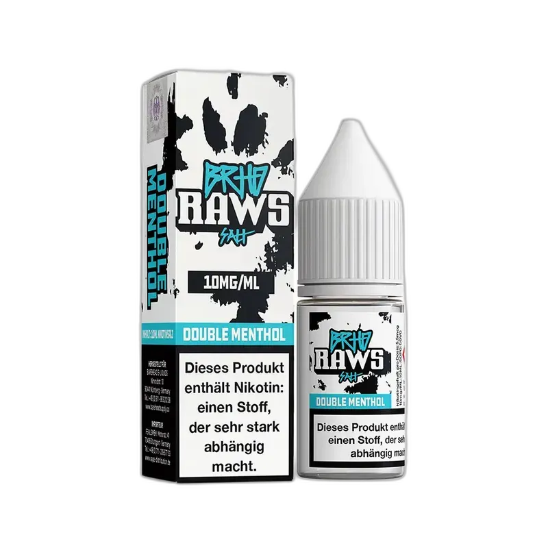 BRHD Barehead Hybrid Nikotinsalz - RAWS Double Menthol - 10mg 10ml 