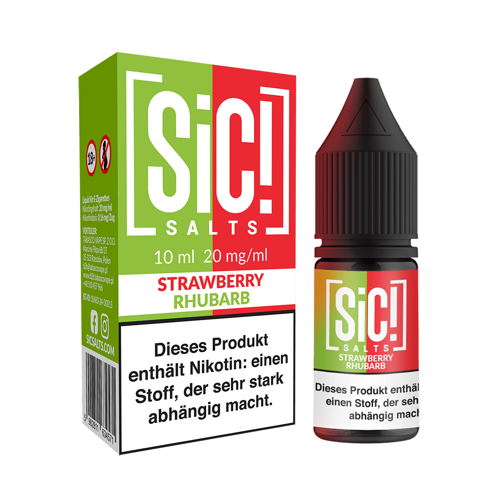 SIC Nikotinsalz Strawberry Rhubarb 20mg