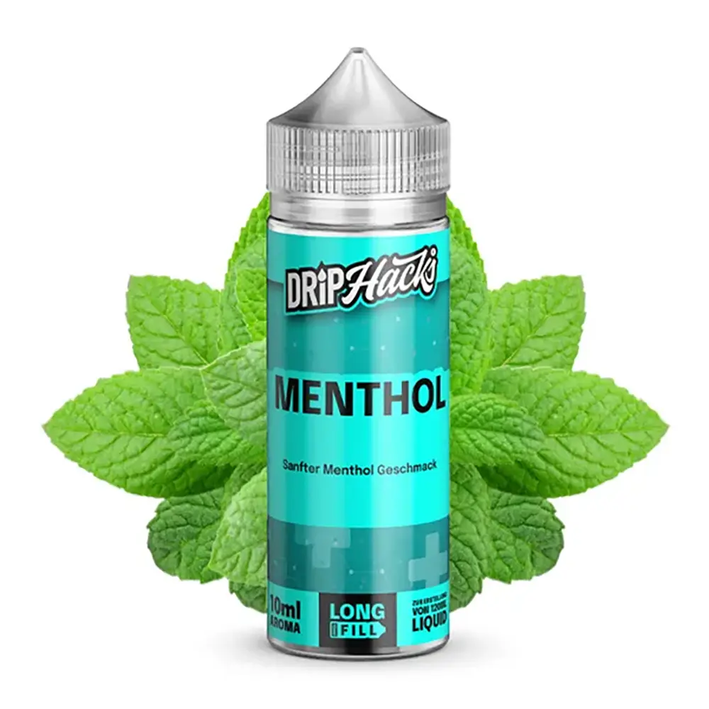 Drip Hacks Menthol 10ml in 120ml Flasche 