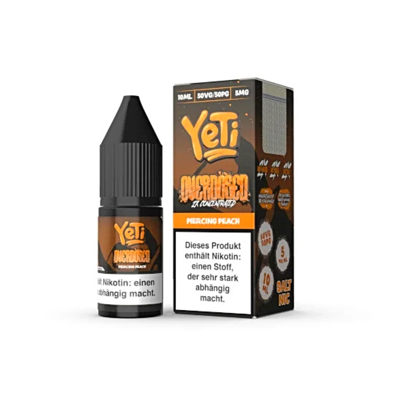 Yeti Overdosed Piercing Peach Nikotinsalz Liquid