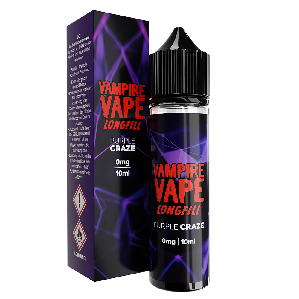 Vampire Vape Aroma Longfill - Purple Craze - 10ml in 60ml Flasche 