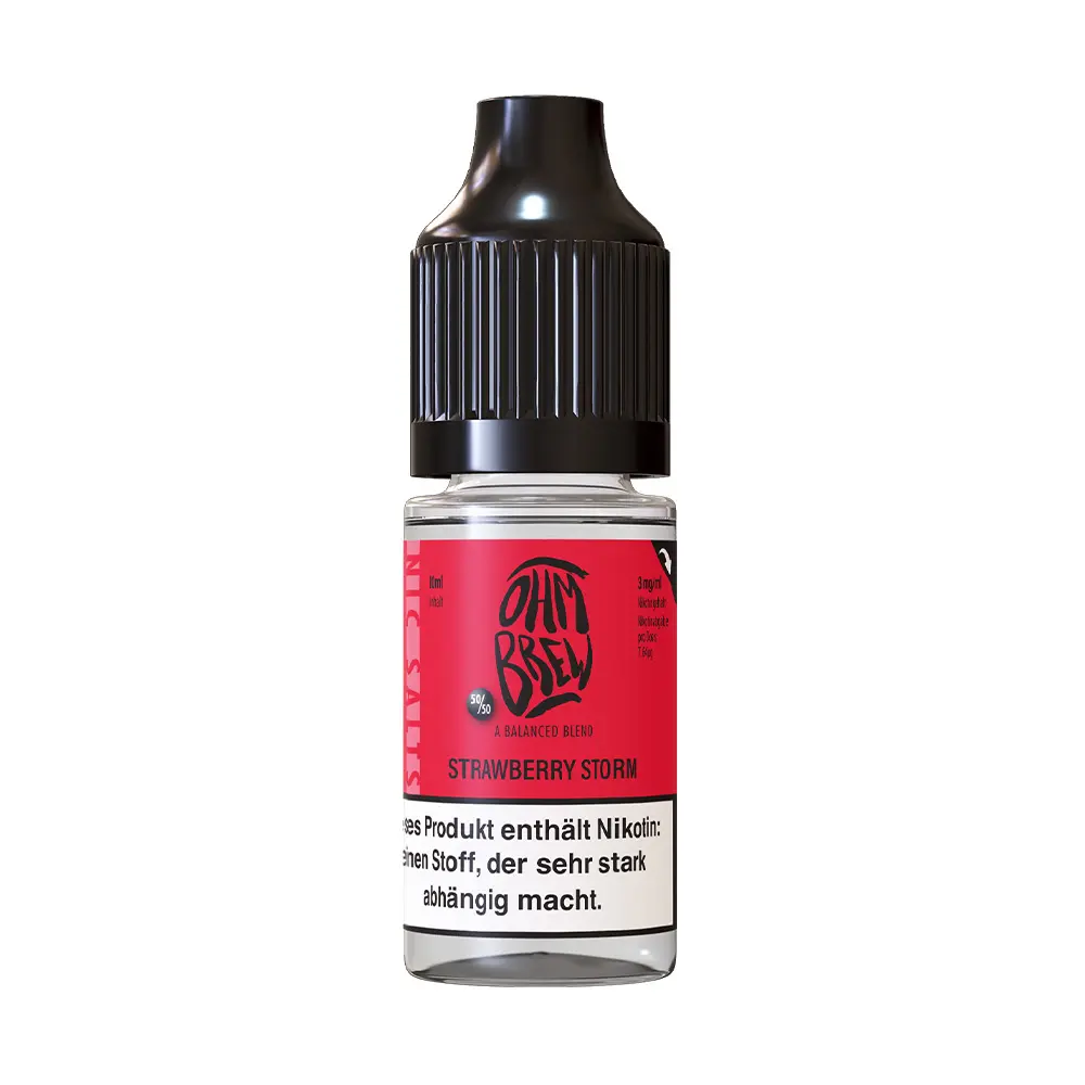 Ohm Brew Strawberry Storm Nikotinsalzliquid 18mg 