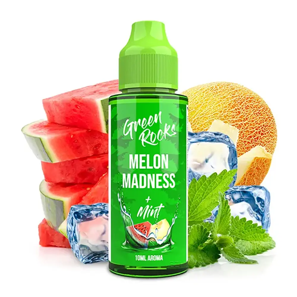 Green Rocks by Drip Hacks Melon Madness 10ml in 120ml Flasche 