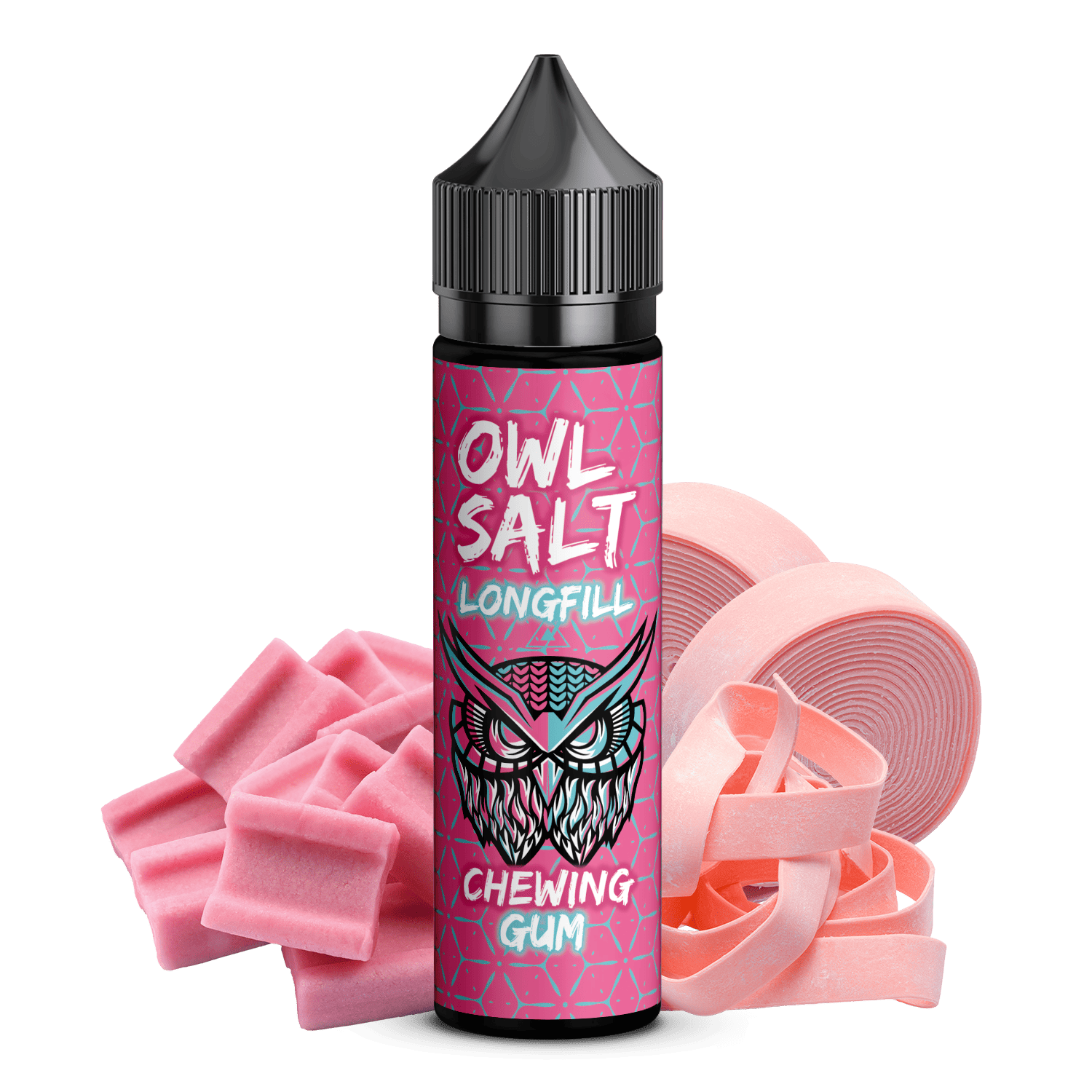 OWL Salt Aroma Longfill - Chewing Gum - 10ml in 60ml Flasche 