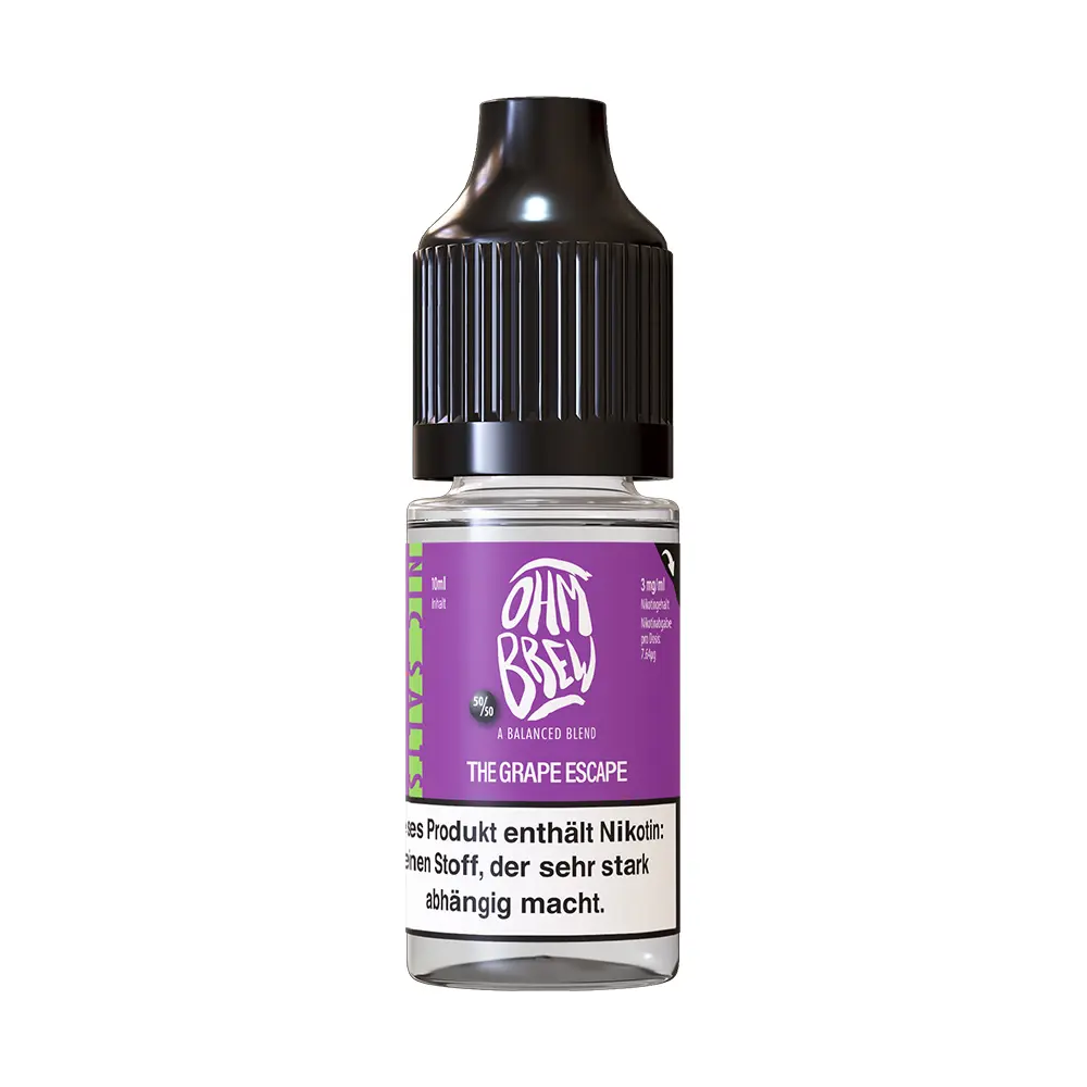 Ohm Brew The Grape Escape Nikotinsalzliquid 18mg 