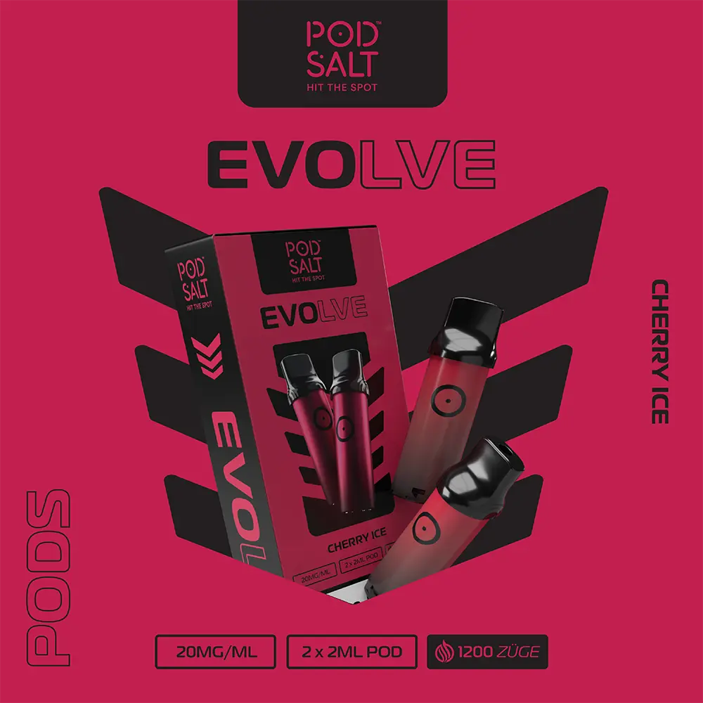 Pod Salt Evolve Pod - Cherry Ice - 20mg Nikotinsalz