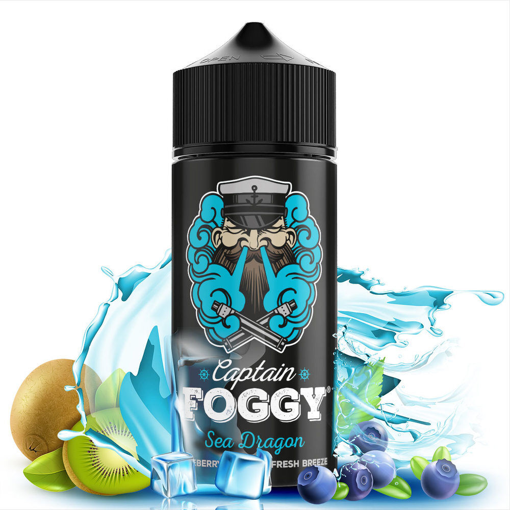 Captain Foggy Aroma Longfill - Sea Dragon - 10ml in 60ml Flasche 