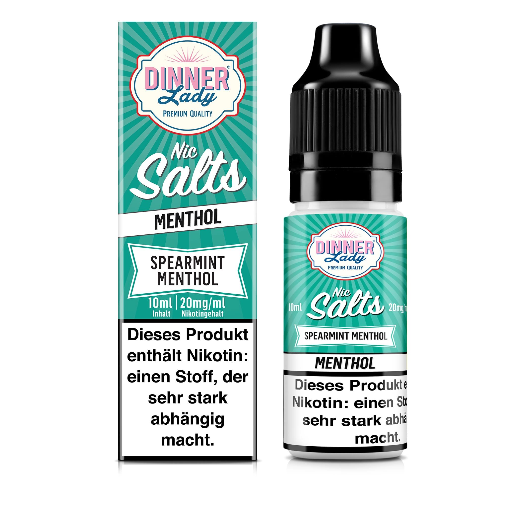 Dinner Lady Spearmint Menthol Nikotinsalz Liquid 20mg