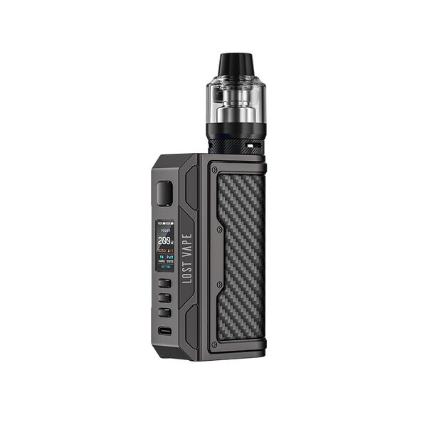 Lost Vape Thelema Quest Kit Gunmetal Carbon Fiber