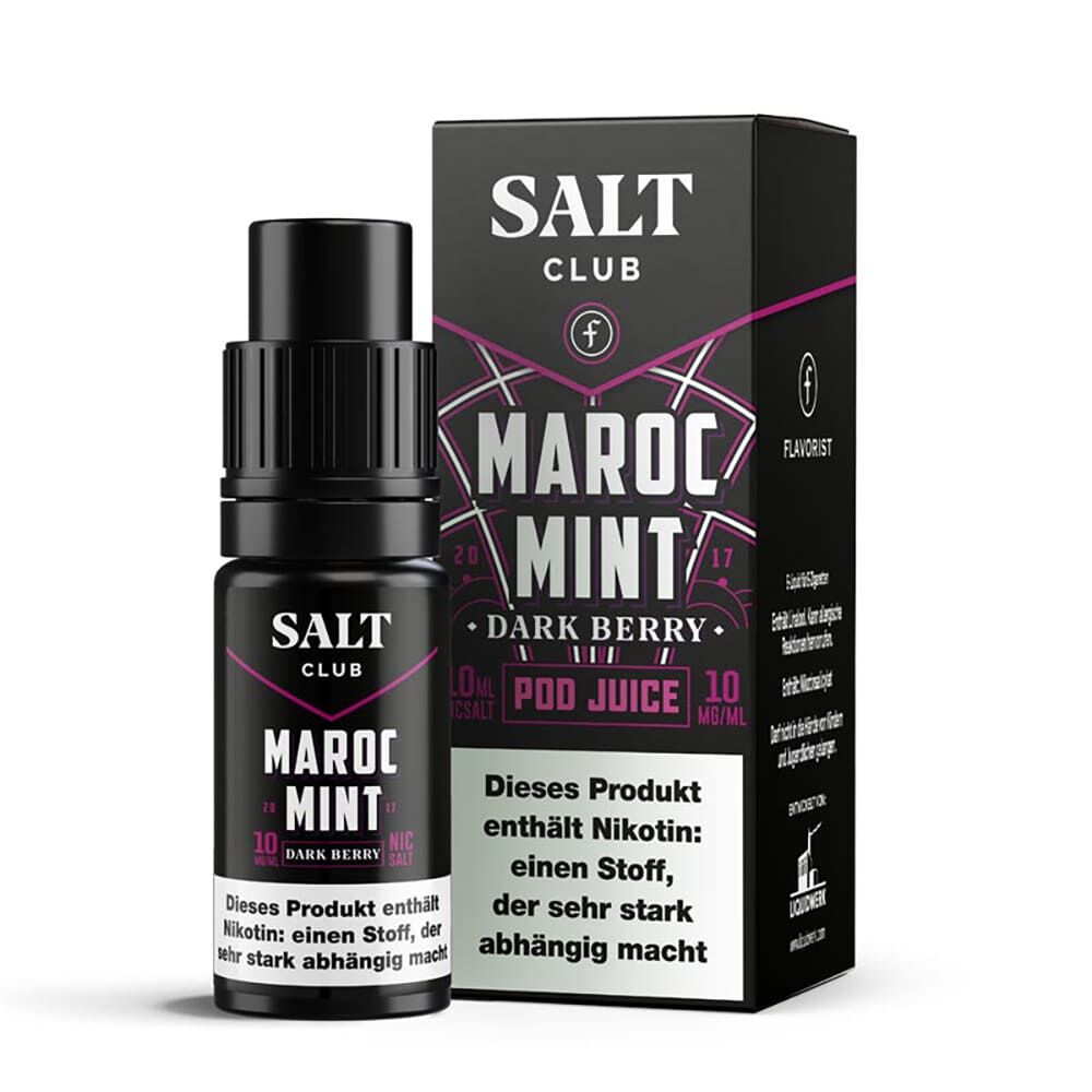 Salt Club Nikontinsalz Flavorist Maroc Mint Dark Berry 10ml 10mg