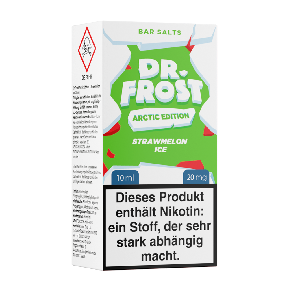 Dr. Frost Nikotinsalz Strawmelon Ice Liquid 20mg