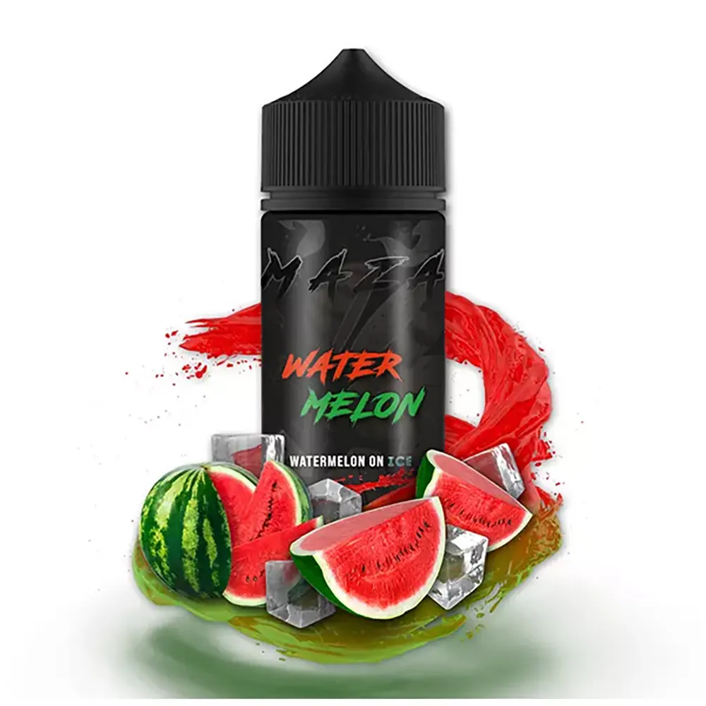 MaZa Watermelon Ice 10ml Aroma in 120ml Flasche 