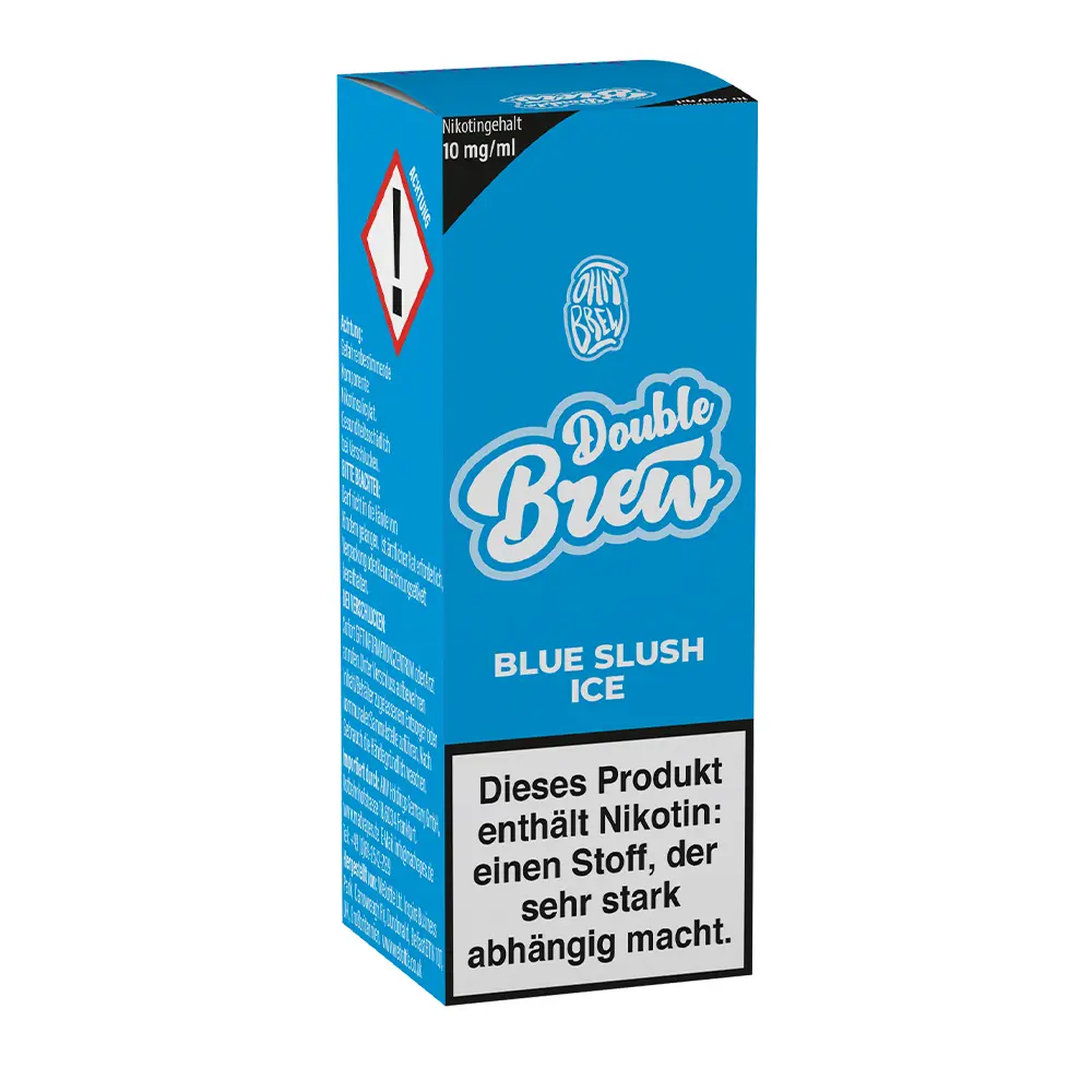 Double Brew Nikotinsalz - Blue Slush Ice - 10mg 10ml 