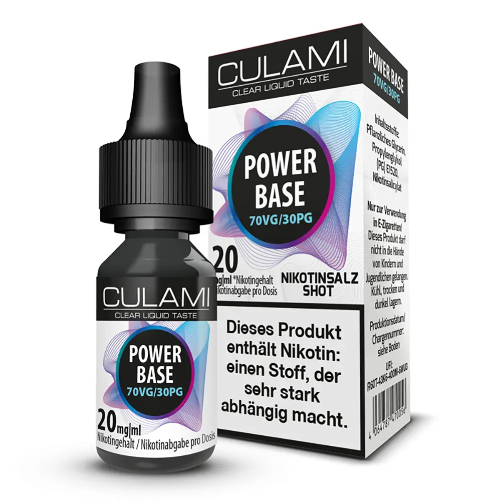 CULAMI Nikotin Salz Shot 30PG/70VG 20 mg/ml 