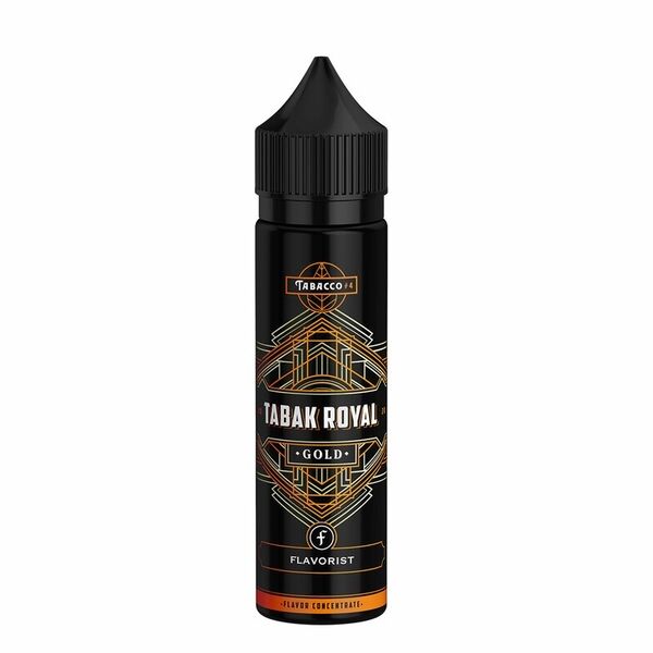 Flavorist Tabak Royal Gold Aroma 10ml in 60ml Flasche 