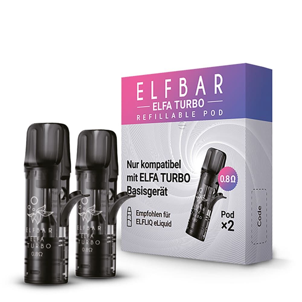 Elfbar Elfa Turbo Refillable Pod 0.8 Ohm