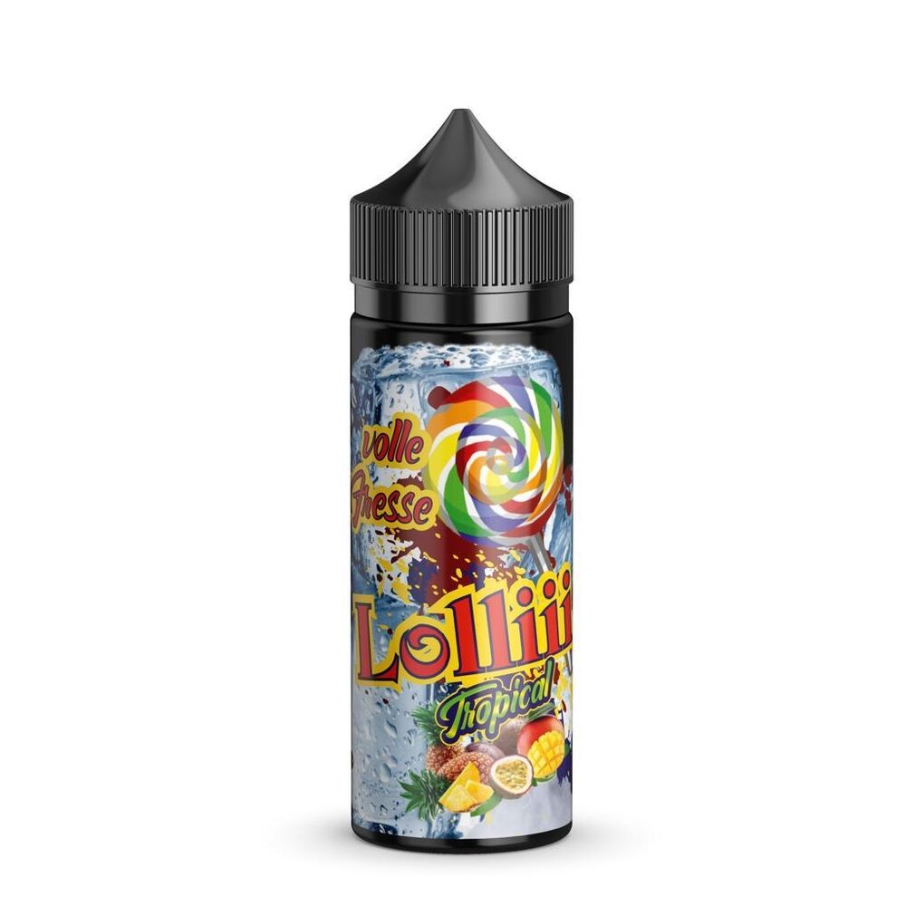 Lädla Juice Aroma Longfill - Volle Fresse Lolli Tropical Ice - 10ml in 120ml Flasche 