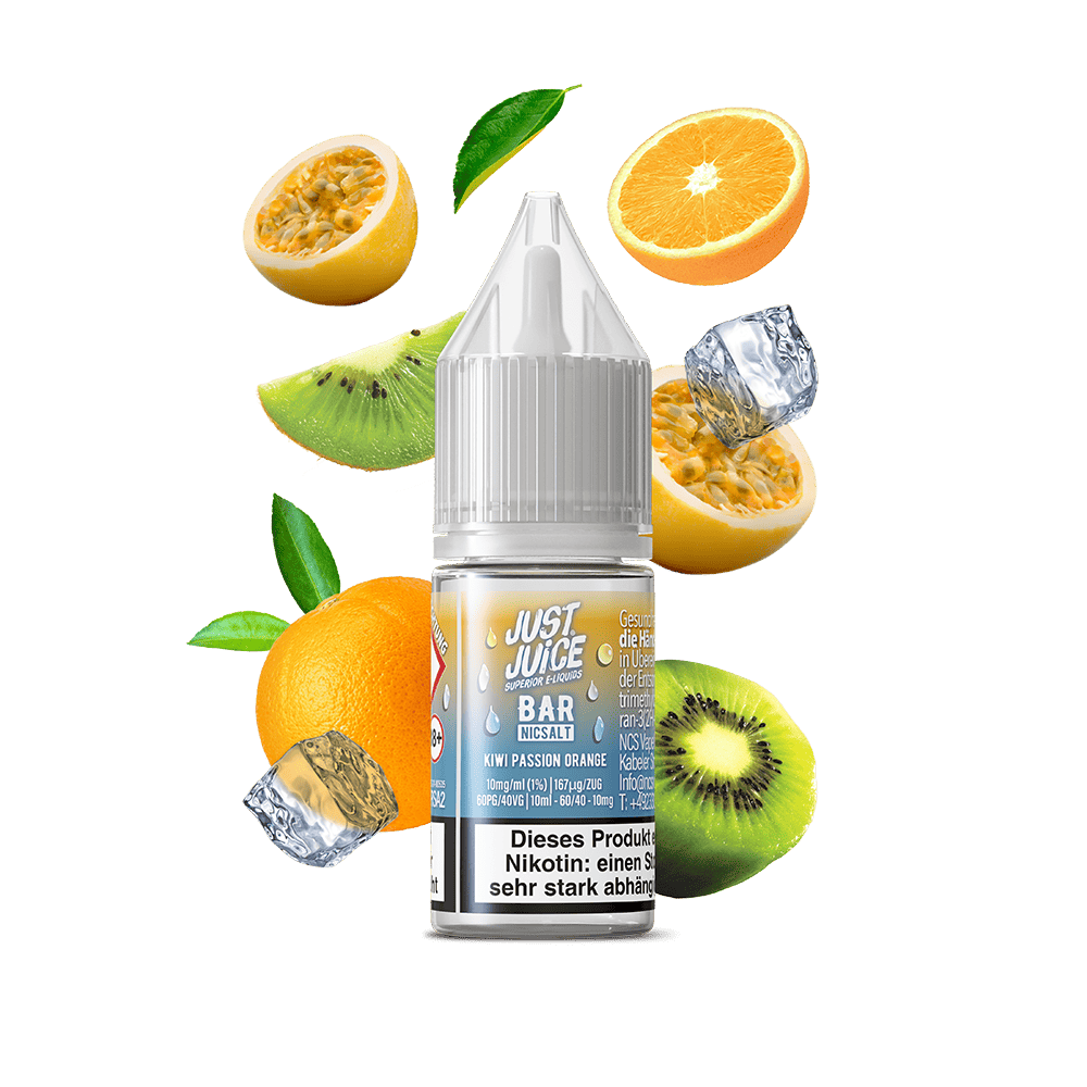 Just Juice Nikotinsalz - Kiwi Passion Orange - 10ml Liquid 10mg  C