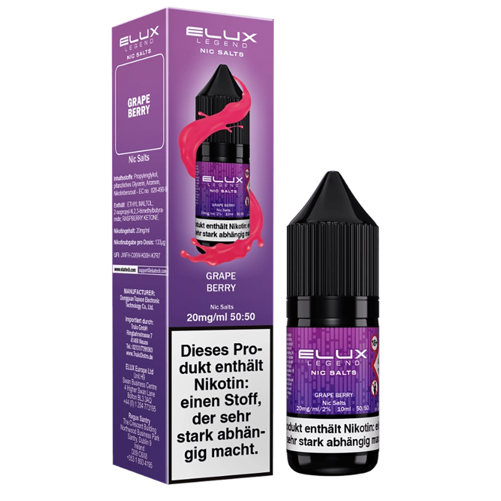 Elux Grape Berry Nikotinsalz Liquid 10mg