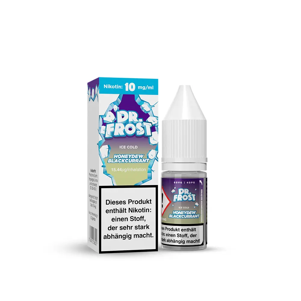 Dr. Frost Nikotinsalz - Ice Cold Honeydew & Blackcurrant - Liquid 10mg 10ml 