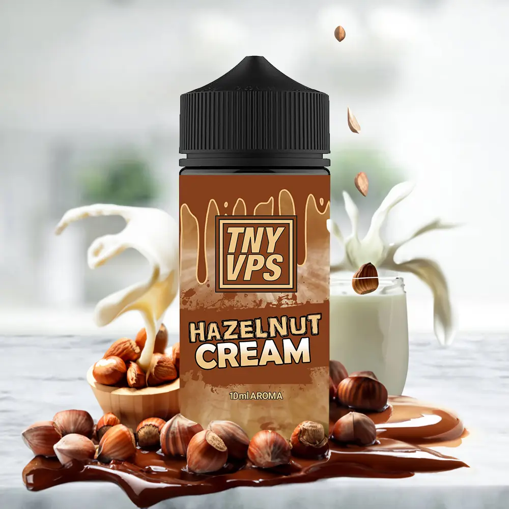 Tony Vapes Longfill - Hazelnut Cream - 10ml in 100ml Flasche 