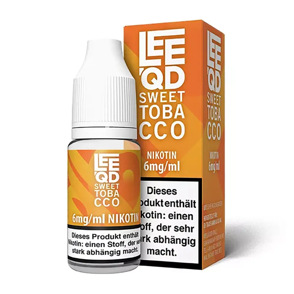 LEEQD Tabak Sweet Tobacco 10ml 6mg Liquid 