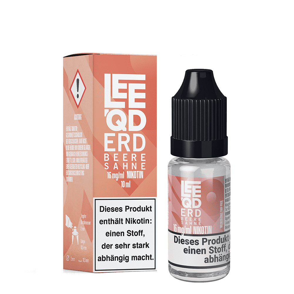 LEEQD Liquid Crazy Erdbeere Sahne 16mg