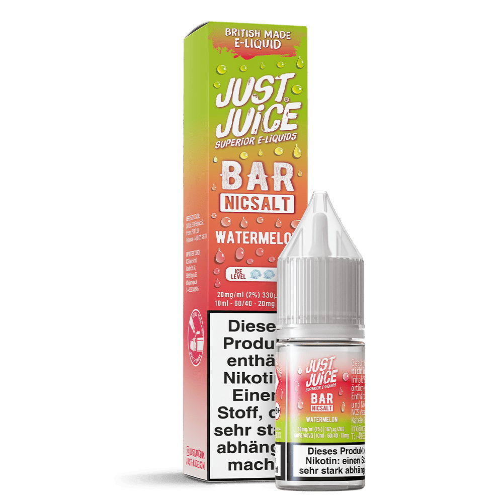 Just Juice Nikotinsalz - Watermelon - 10ml Liquid 10mg  C