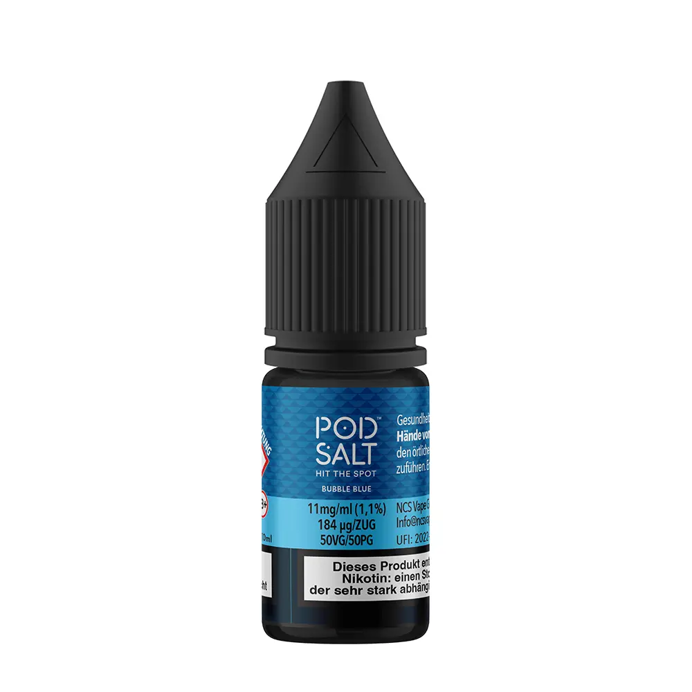 Pod Salt Fusion - Bubble Blue - 10ml Liquid 11mg Nikotinsalz 