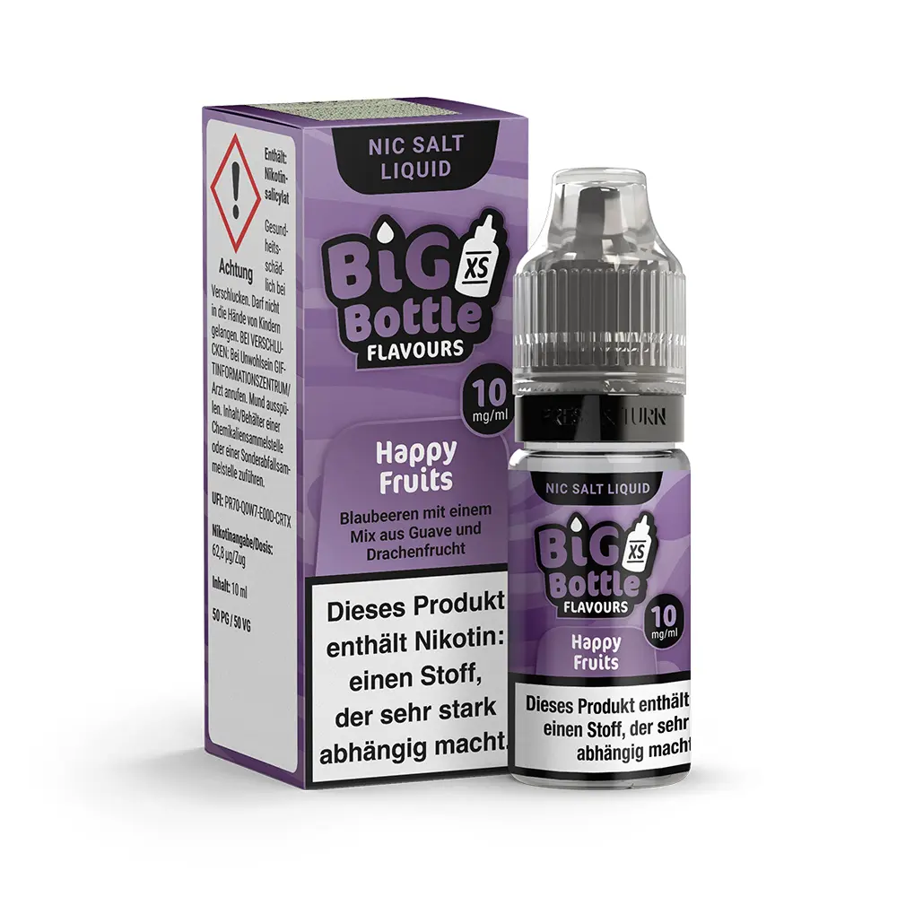 Big Bottle Flavours - Happy Fruits - 10ml 10mg Nikotinsalz  