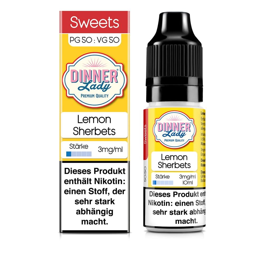 Dinner Lady Liquid Lemon Sherbets 3mg