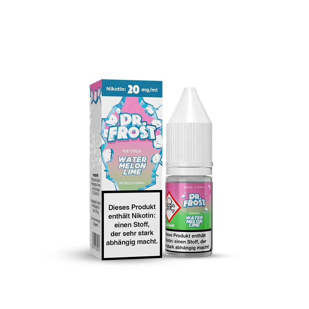 Dr. Frost Nikotinsalz - Ice Cold Watermelon Lime - Liquid 20mg 10ml 