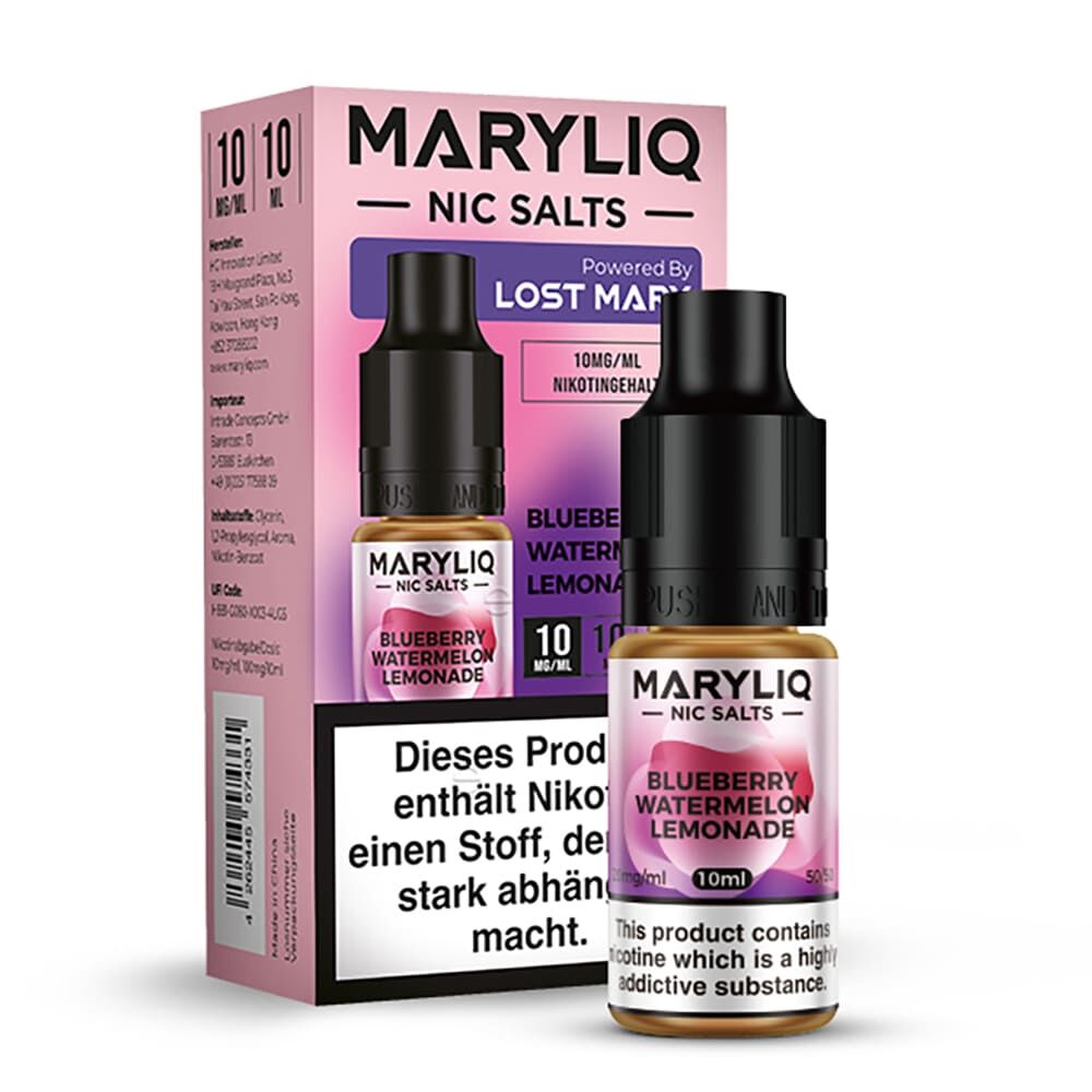 Maryliq Nikotinsalz - Blueberry Watermelon Lemonade - 10mg