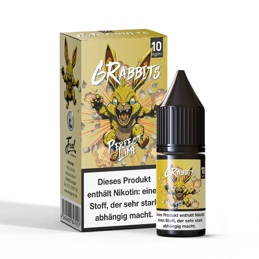 6Rabbits Nikotinsalz - Perfect Lime - 10mg Liquid 10ml 