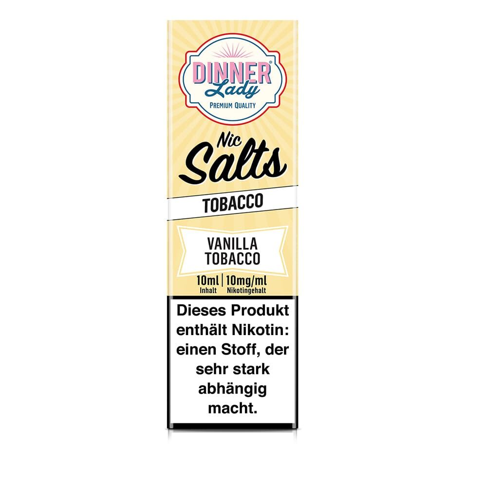 Dinner Lady Vanilla Tobacco Nikotinsalz Liquid 10mg