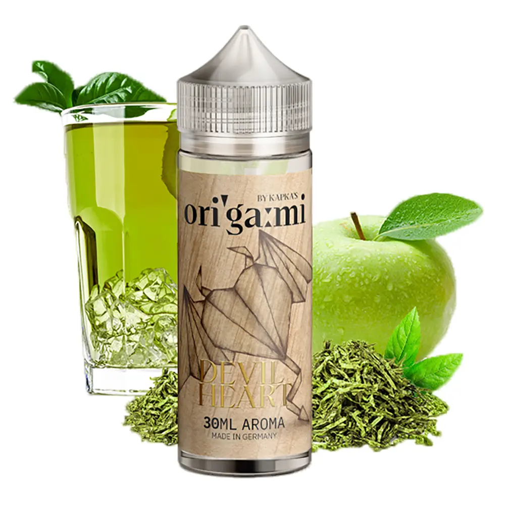 Kapka`s Aroma Longfill - Origami Devil Heart - 10ml in 120ml Flasche 