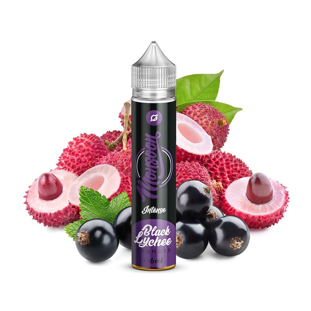 Monsoon Aroma Longfill - Black Lychee Thunder - 6ml in 75ml Flasche 