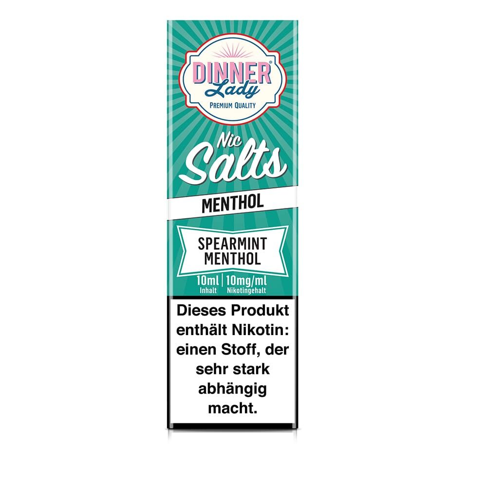 Dinner Lady Spearmint Menthol Nikotinsalz Liquid 10mg