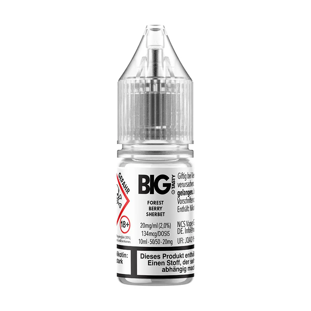 Big Tasty - Forest Berry Sherbet - 20mg 10ml Nikotinsalz Overdosed Liquid 