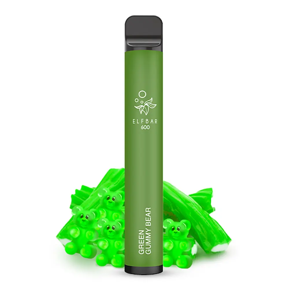 Elfbar 600 CP Green Gummy Bear 20mg 