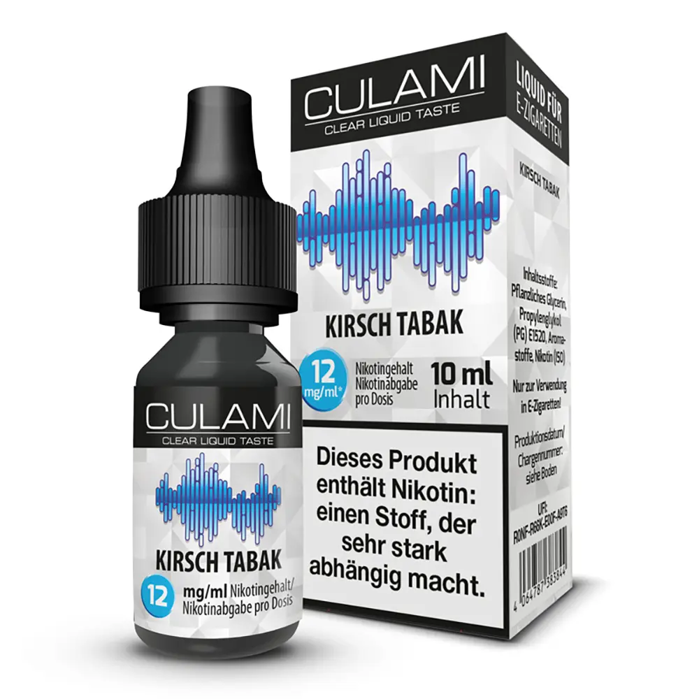 CULAMI Kirsch Tabak 12mg 10ml Liquid 