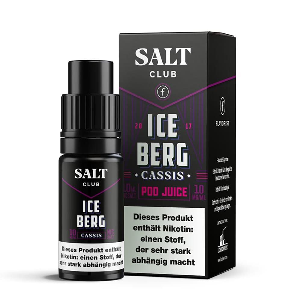 Salt Club Nikontinsalz Flavorist Icberg Cassis 10ml 10mg