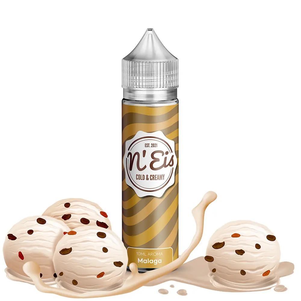 n'Eis Aroma Longfill - Malaga - 10ml in 60ml Flasche 