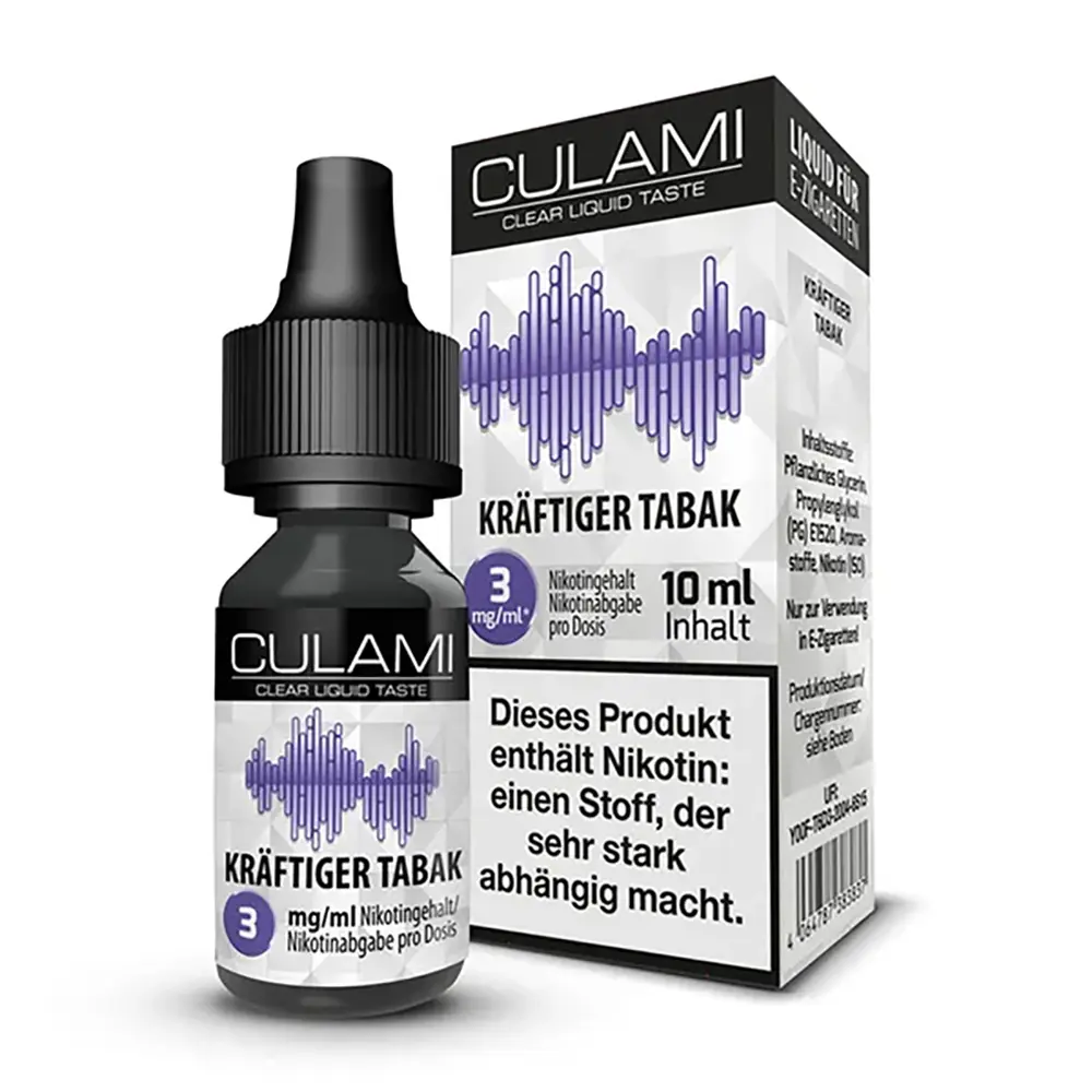 CULAMI Kräftiger Tabak 3mg 10ml Liquid 