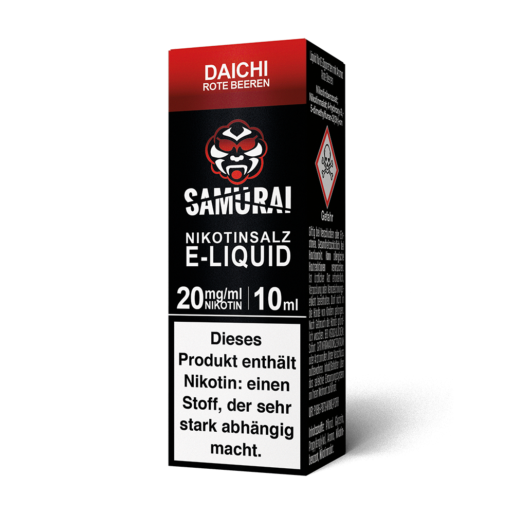 Samurai Daichi Rote Beeren Nikotinsalz Liquid 20mg