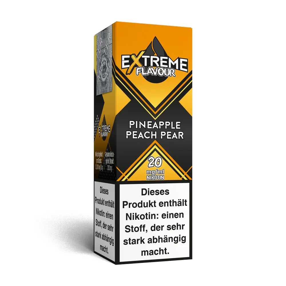 Extreme Flavour - Pineapple Peach Pear - Overdosed Liquid 20mg 10ml HYBRID NICSALT 