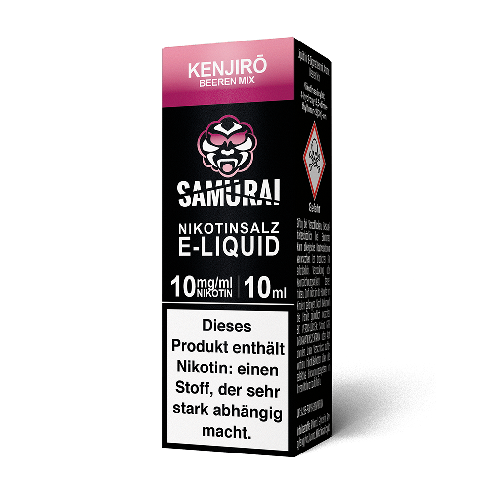 Samurai Kenjiro Beeren Mix Nikotinsalz Liquid 10mg