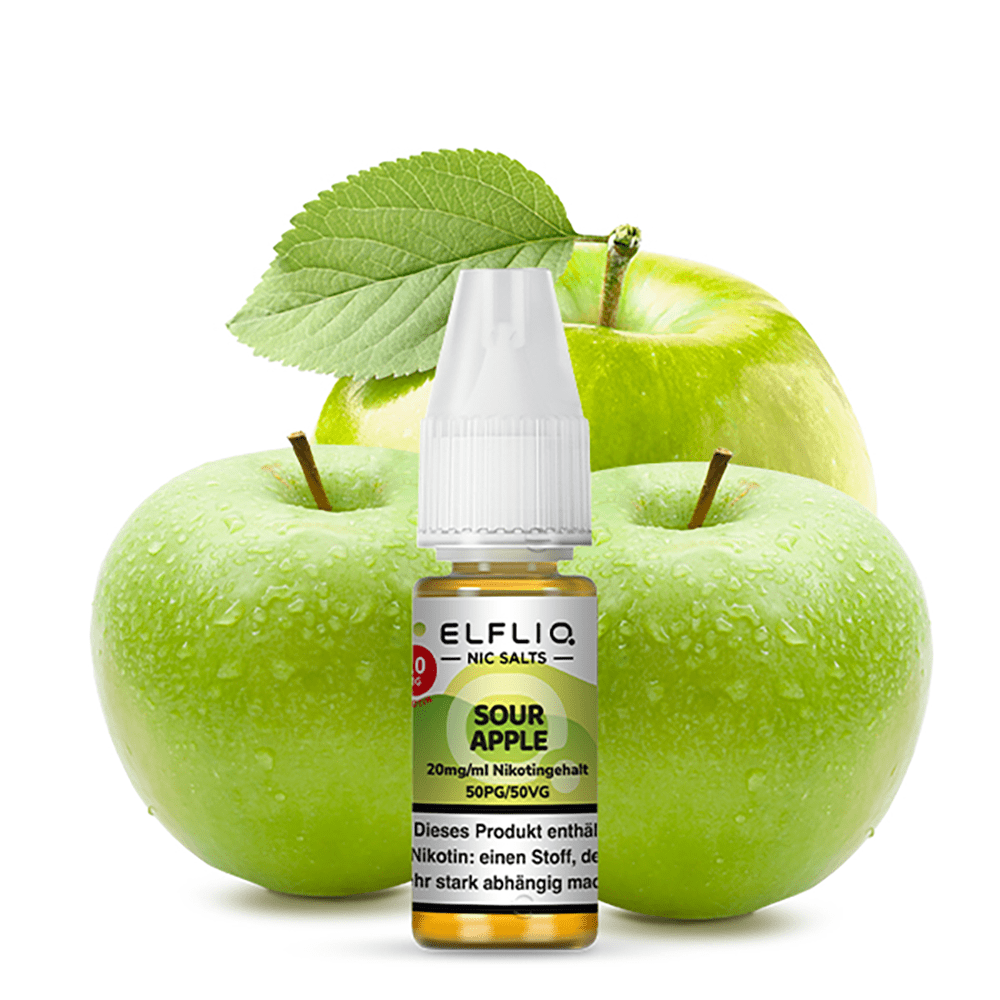 Elfliq by Elfbar Sour Apple Nikotinsalz Liquid 20mg