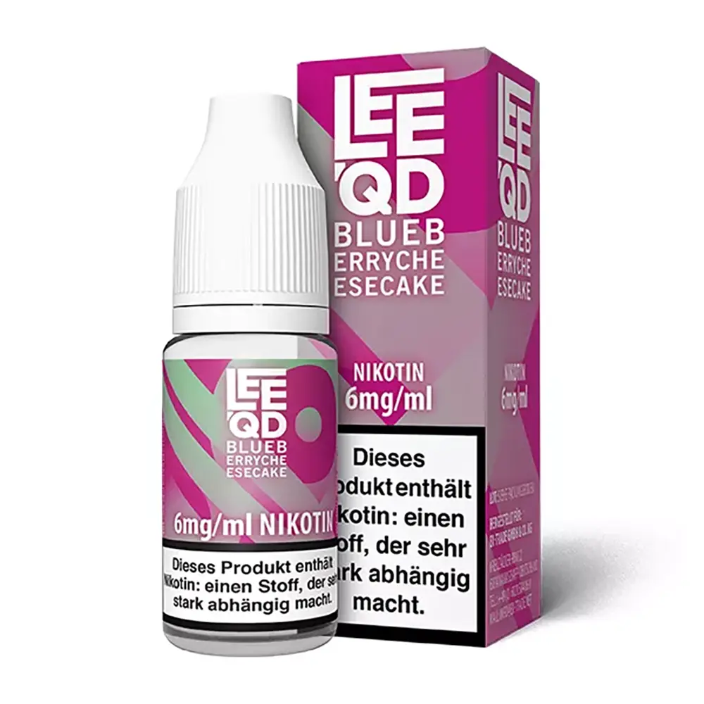 LEEQD Crazy Blueberry Cheesecake 10ml 6mg Liquid 